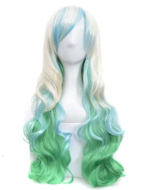 Girls Ombre Mad Scientist Hair Wig