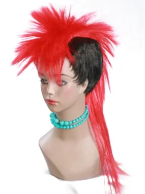 Girls Trolls Inspired Queen Barb Mohawk Hair Wig