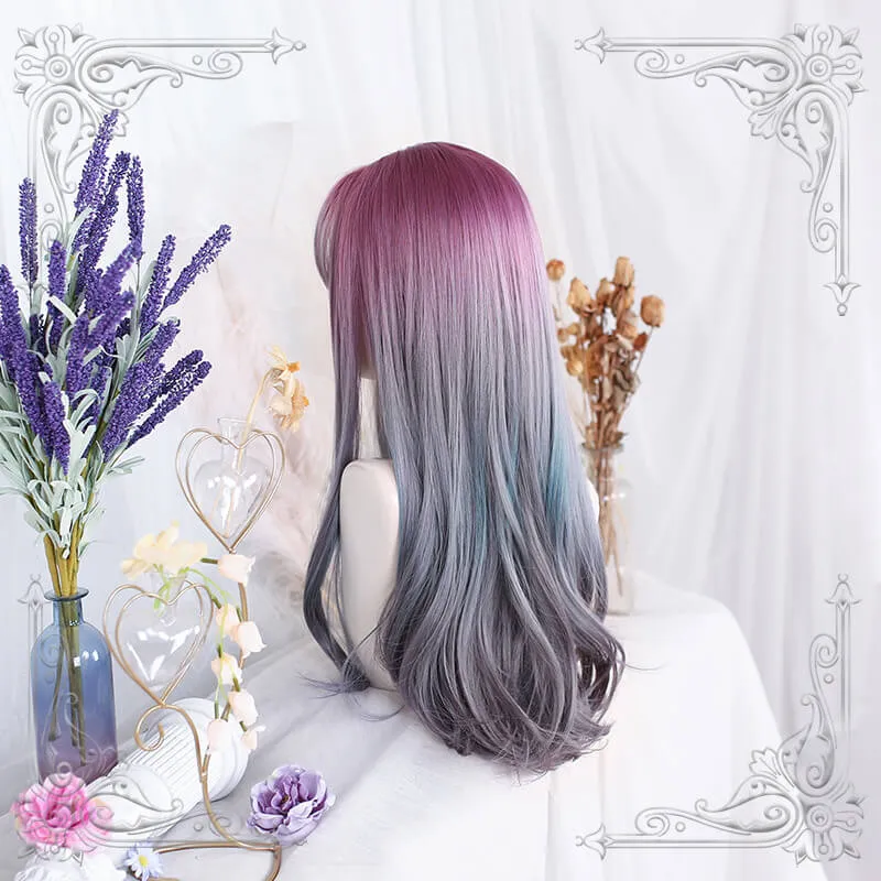 Gradient dyed curly wig by0991