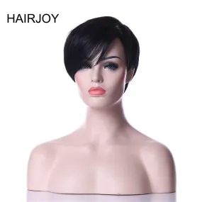 HAIRJOY Woman Synthetic Wigs Natural Black Hair Wig 6 Colors Available Free Shipping