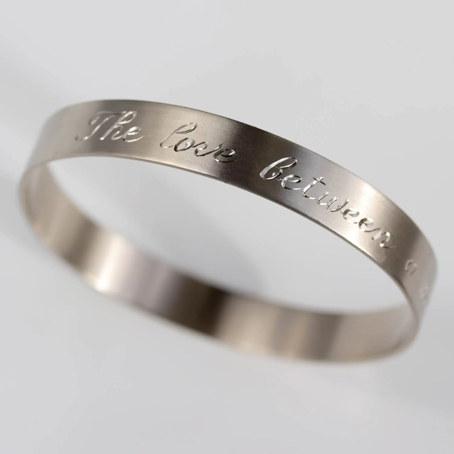 Hand-engraved Bangle Bracelet