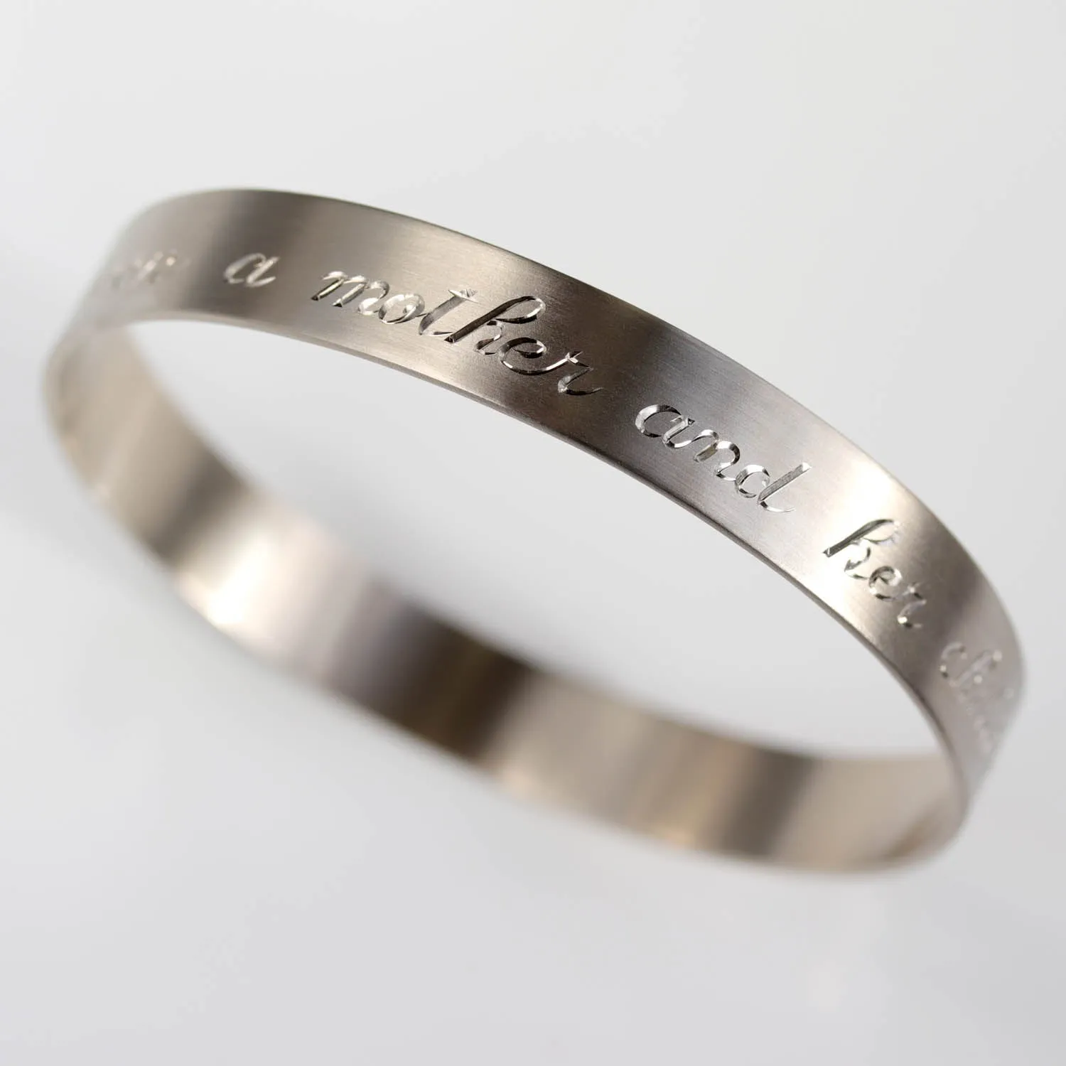 Hand-engraved Bangle Bracelet