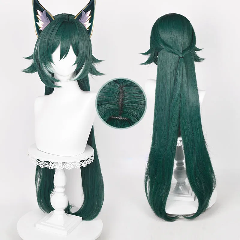 Honkai Star Rail Yukong Green Cosplay Wig ON1032