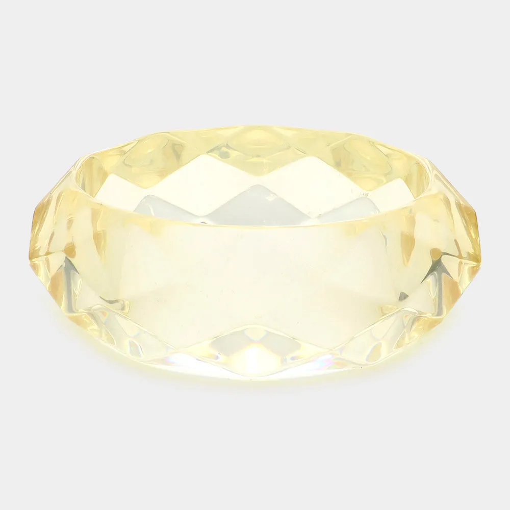 iLLASPARKZ Lucite Bangle Bracelet