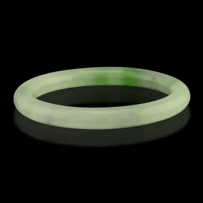 Jadeite Hololith Bangle Bracelet