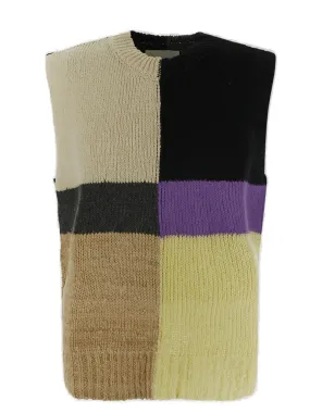 Jil Sander Colour-Block Sleeveless Vest