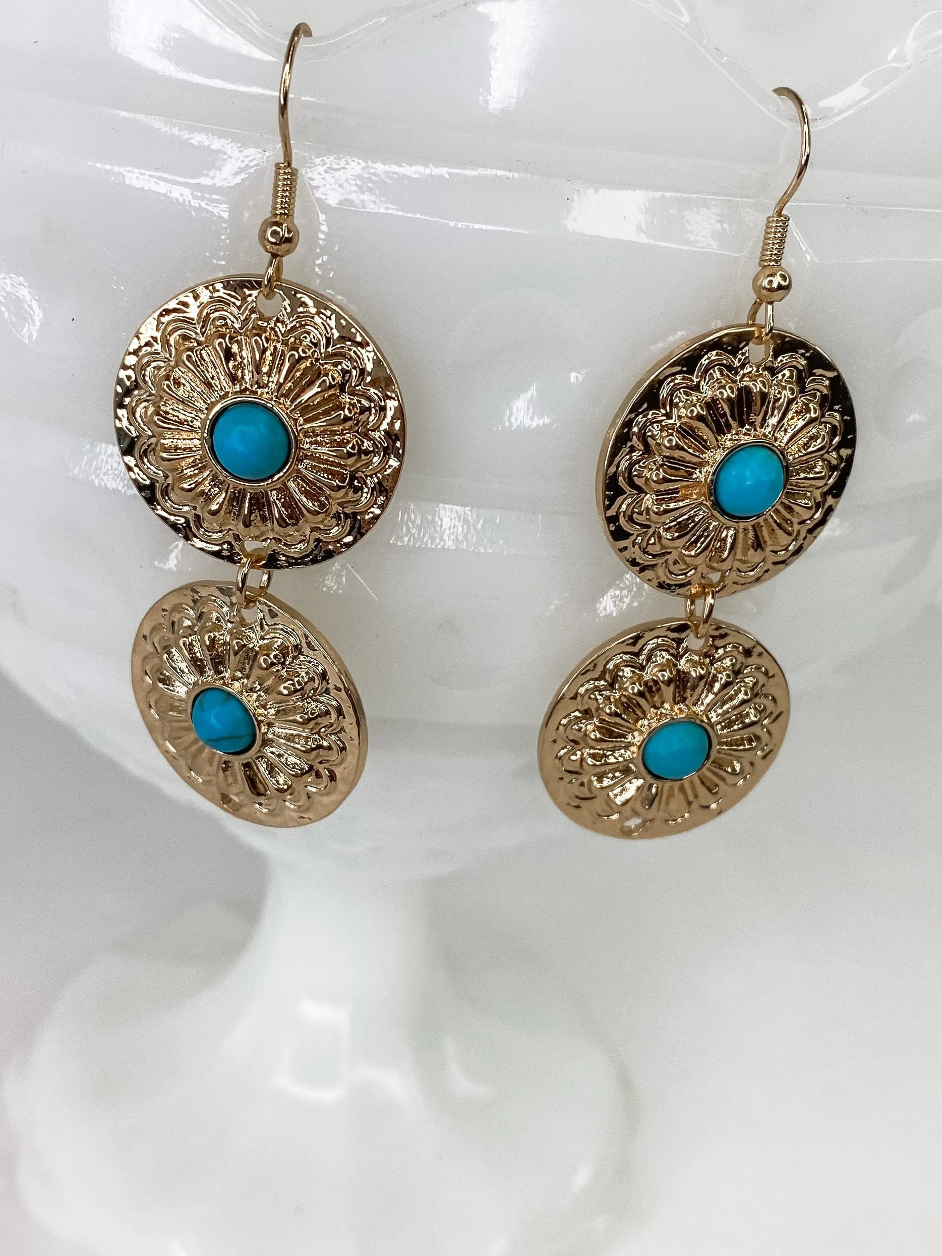 JJ Double Concho Earring