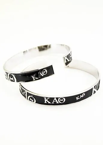 Kappa Alpha Theta Bangle (Black)