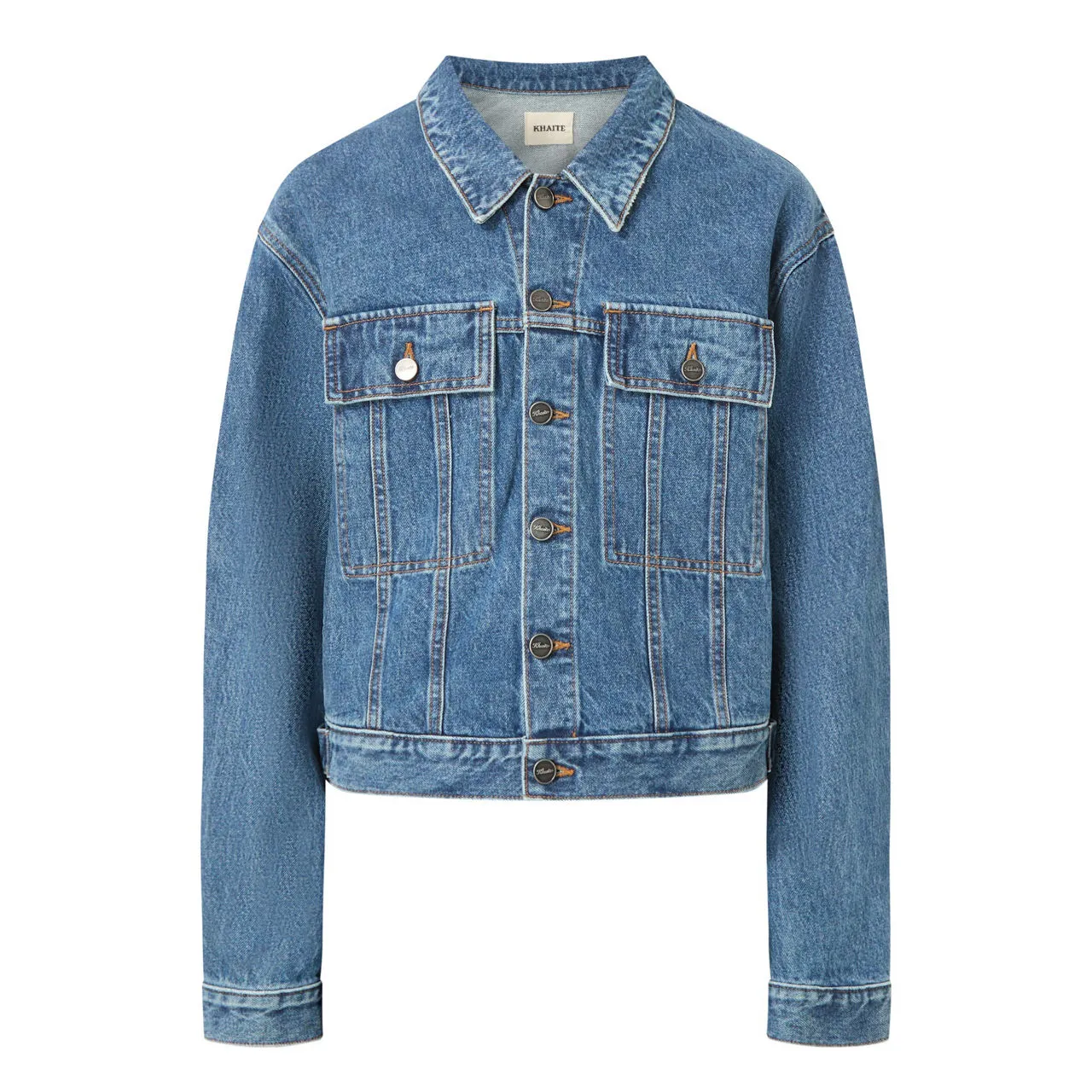 KHAITE Saunder Denim Jacket - Denim