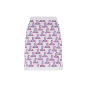 Lanvin Geometric Printed Mini Skirt