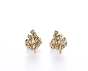 Leaf Diamond Earring