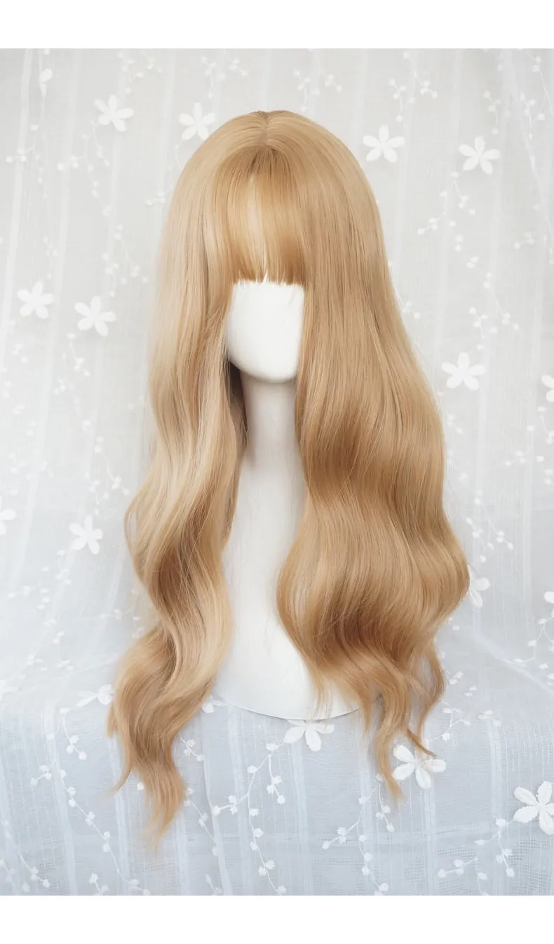 LISA GOLDEN LONG CURLY WIG BY90028