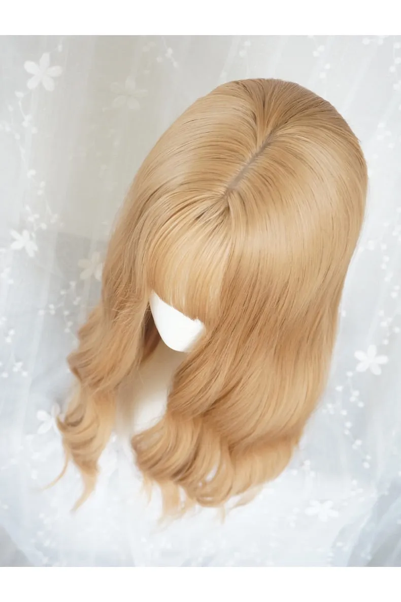 LISA GOLDEN LONG CURLY WIG BY90028