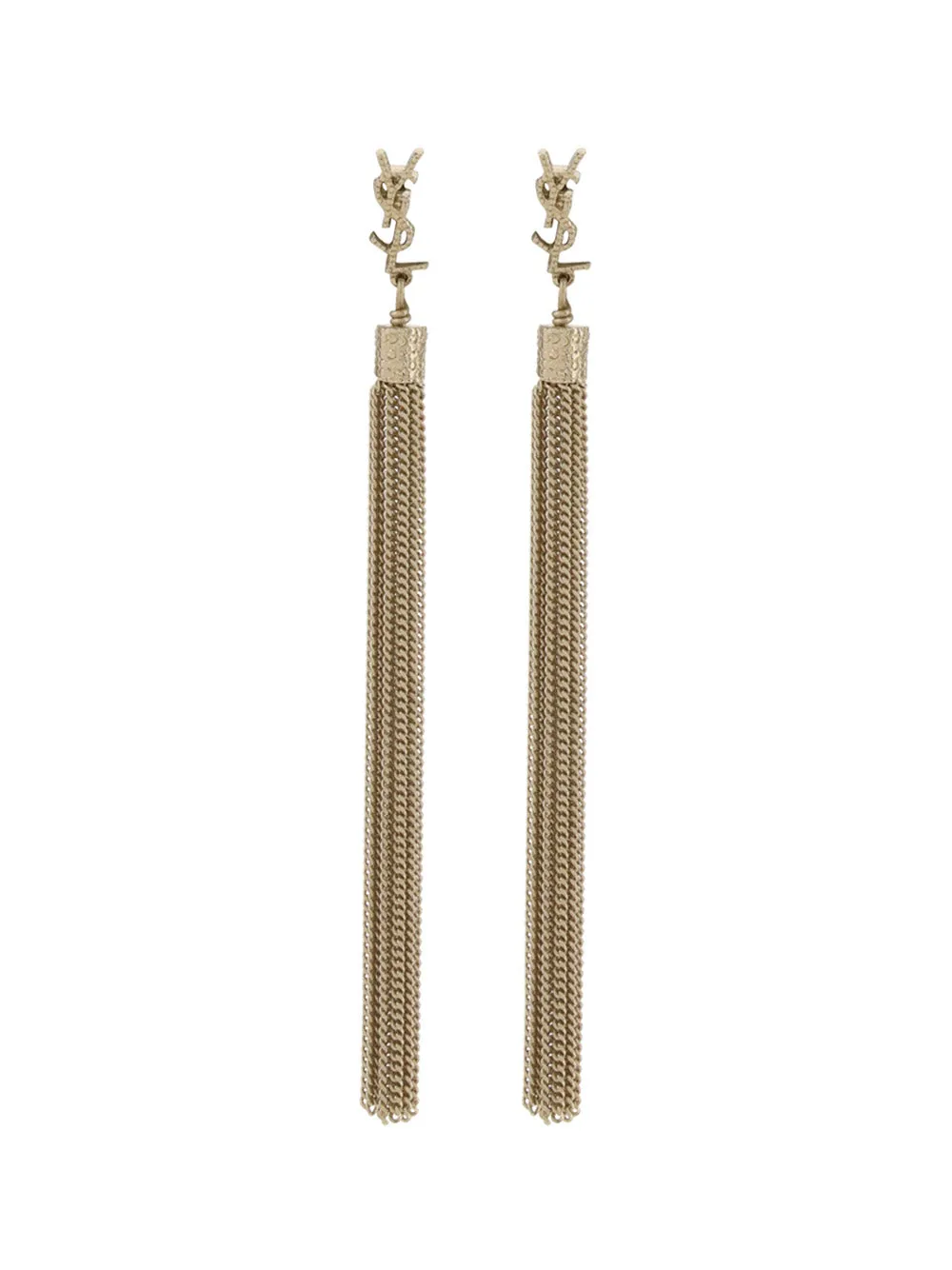 Loulou With Chain Tassels - Pale Gold