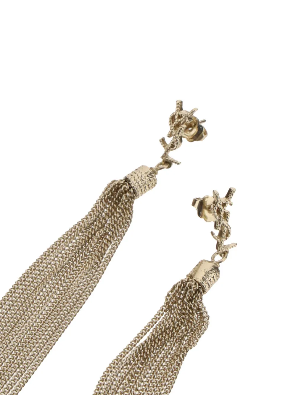 Loulou With Chain Tassels - Pale Gold