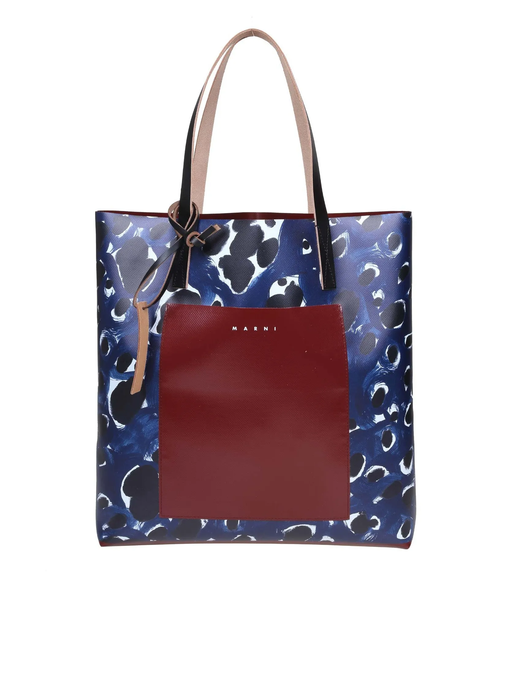 Marni Logo Printed Shopping Bag