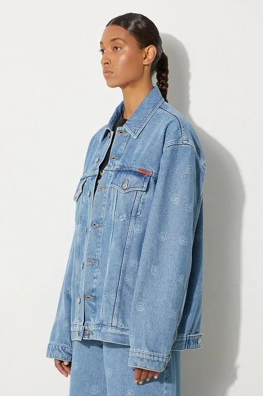 Martine Rose denim jacket Oversized Denim Jacket women's blue color 201WD05508