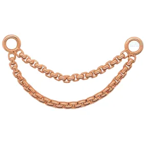 Meander VIII Chain Attachment in Gold