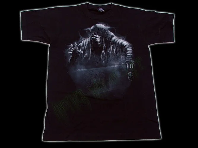 Men's Black Goth T-Shirt Reaper's Crypt