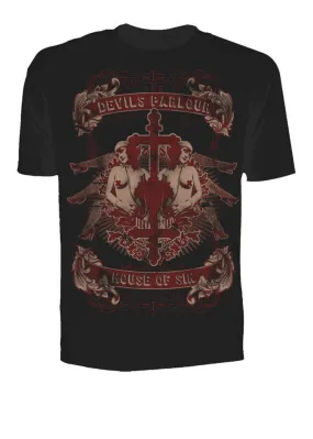 Men's Black T-Shirt House of Sin