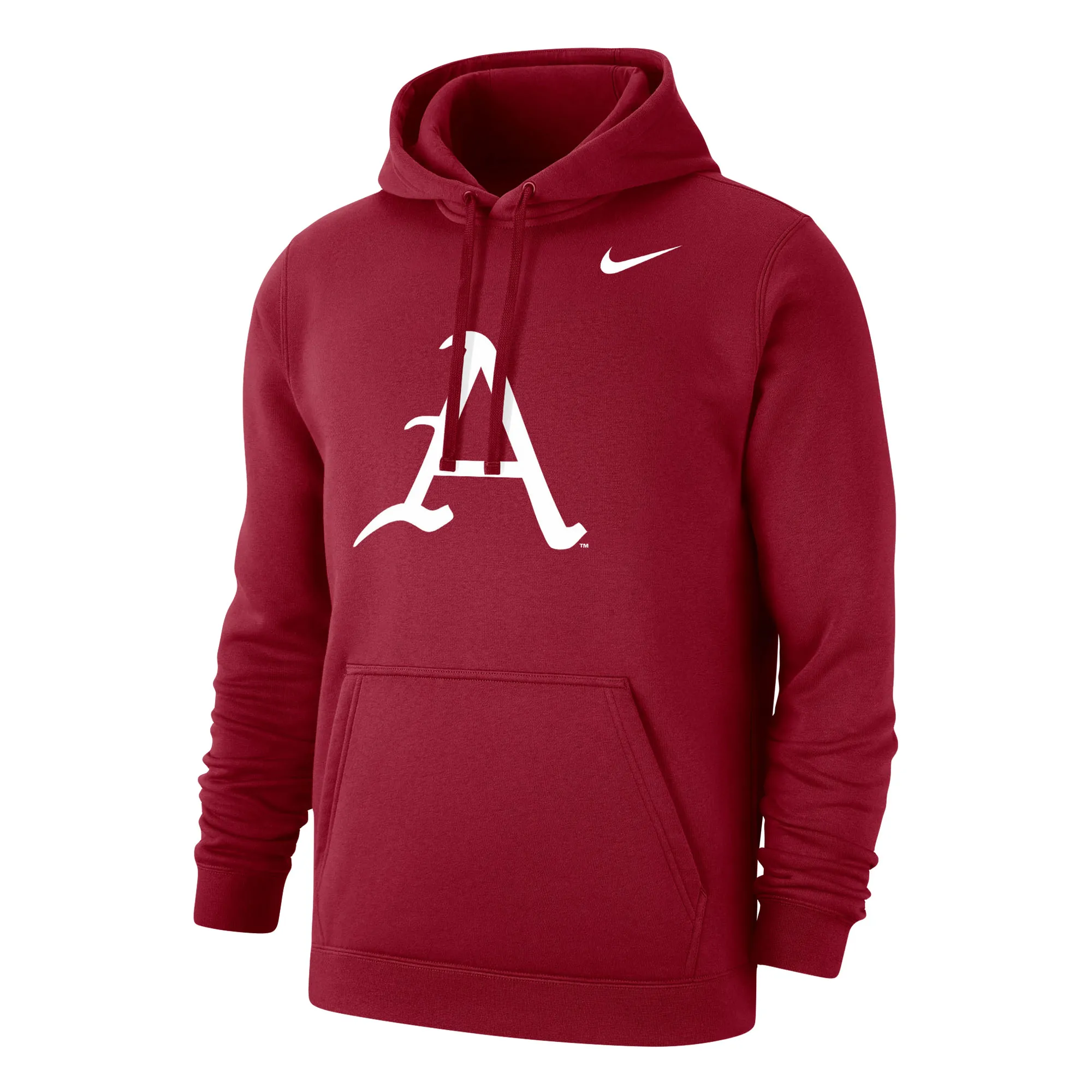 Men's Nike Cardinal Arkansas Razorbacks Alternate Logo Club Pullover Hoodie