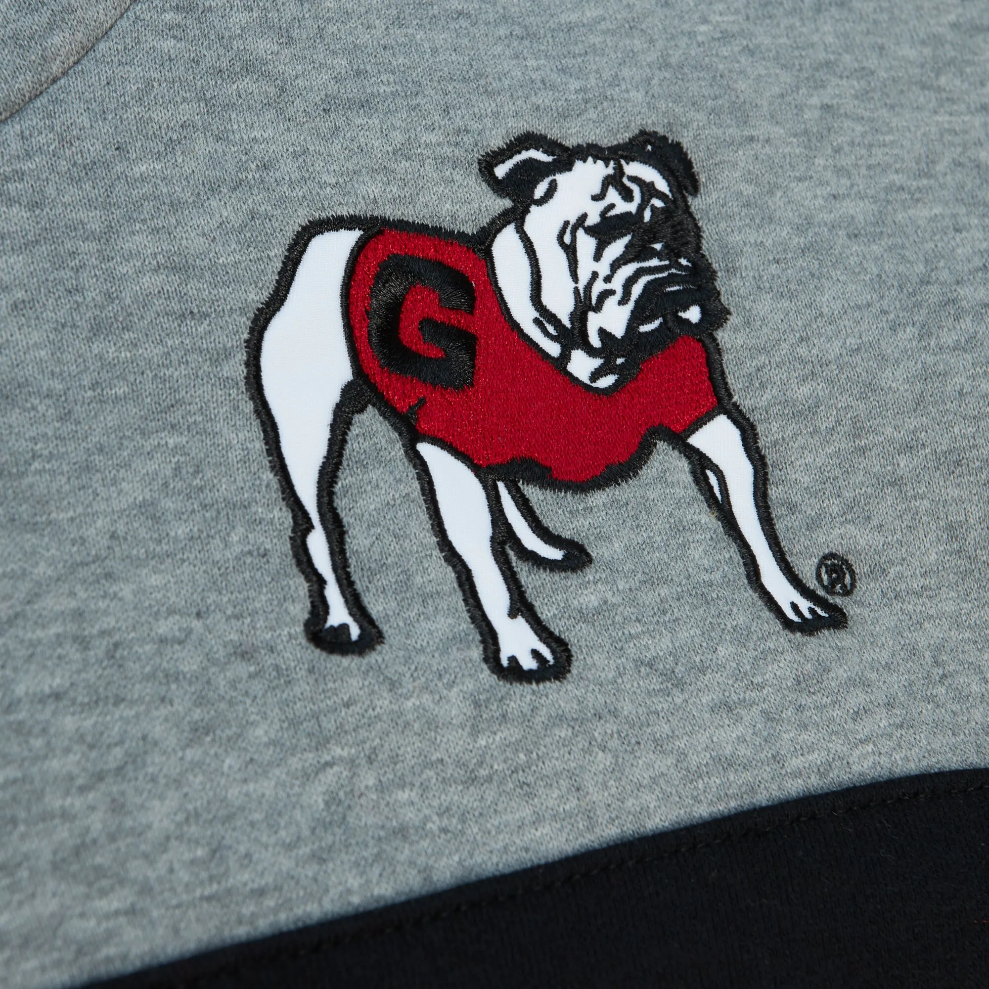 Men's Mitchell & Ness Red Georgia Bulldogs Head Coach Pullover Hoodie