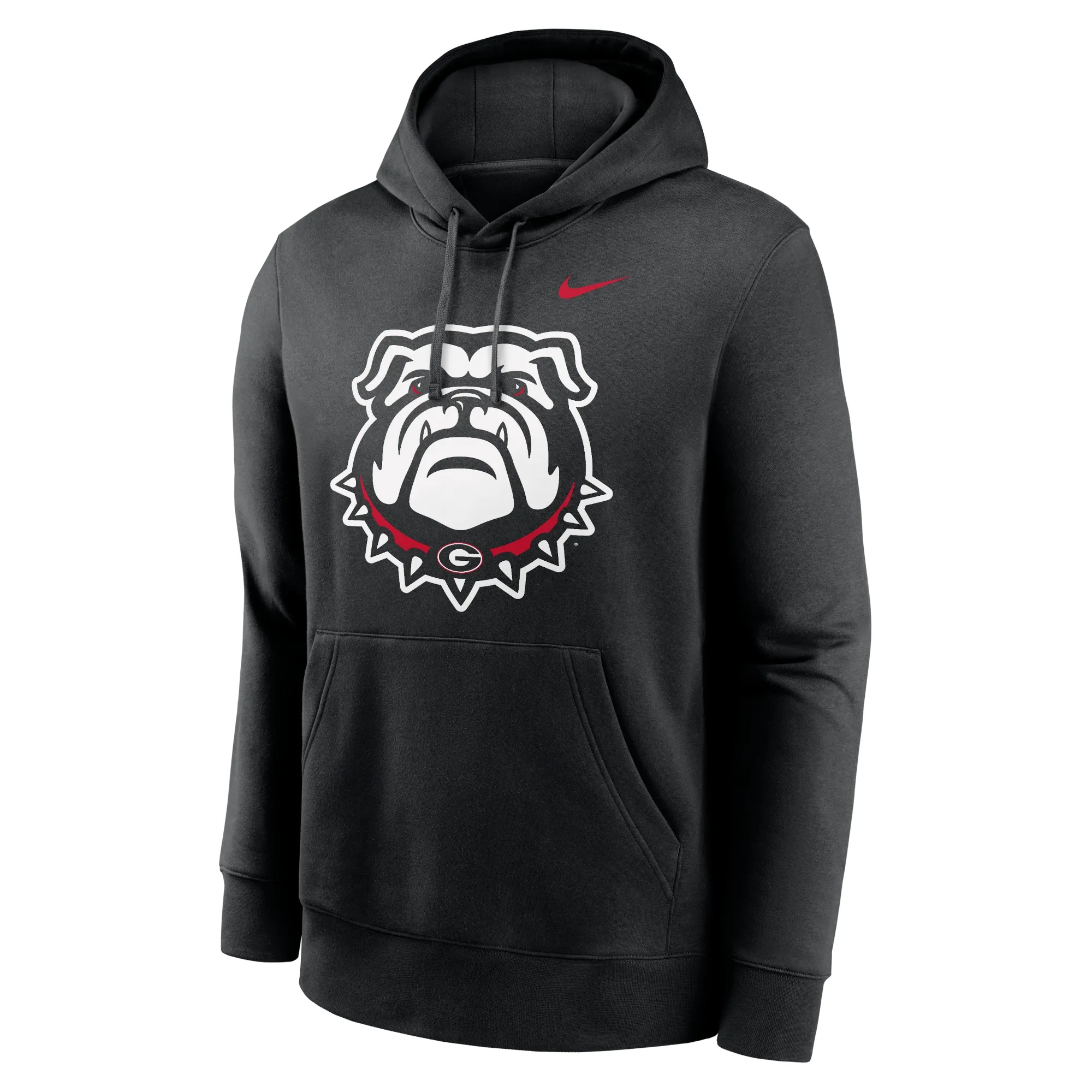 Men's Nike Black Georgia Bulldogs Primetime Alternate Logo Club Fleece Pullover Hoodie