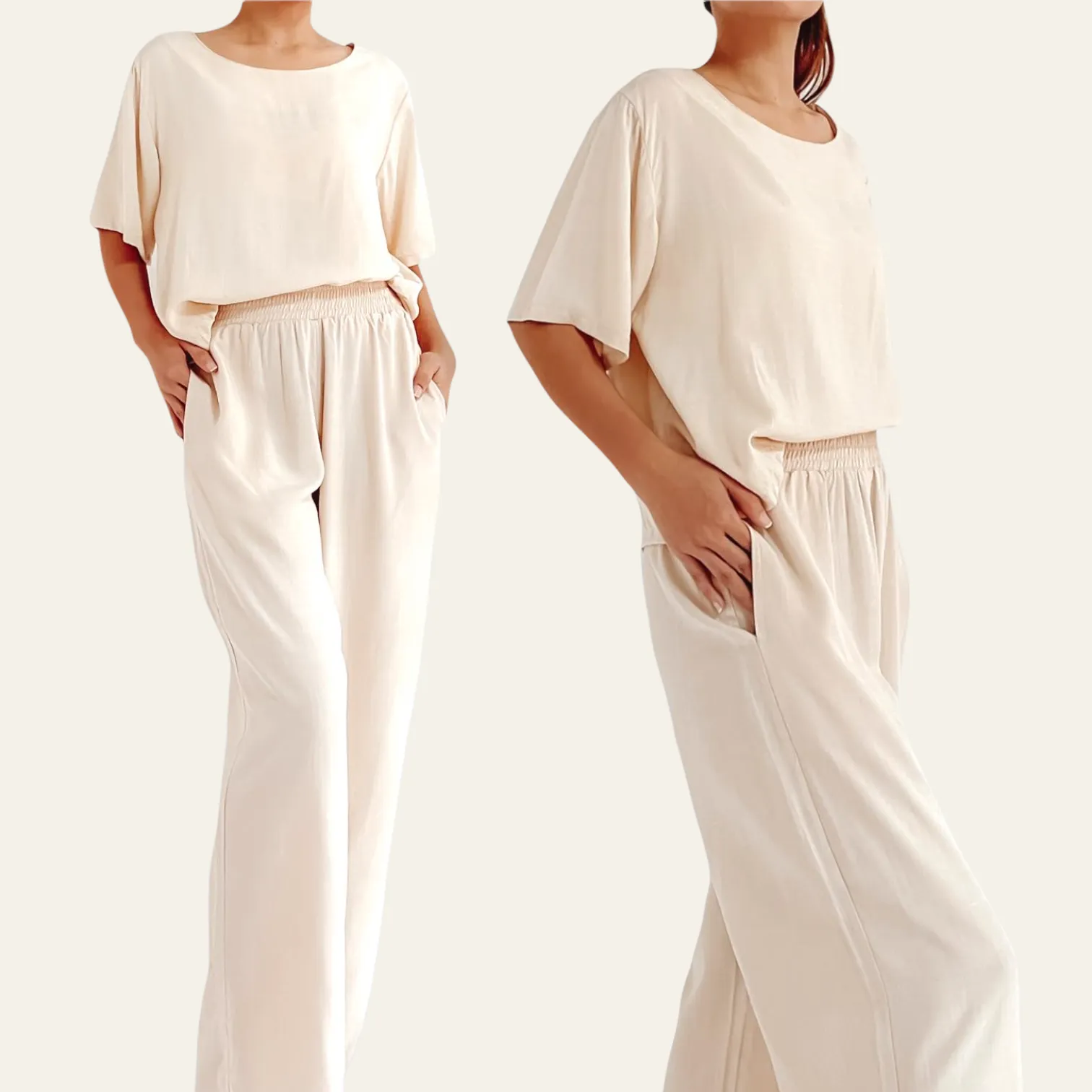 MILLIE Woven Boxy Top and Pants Set