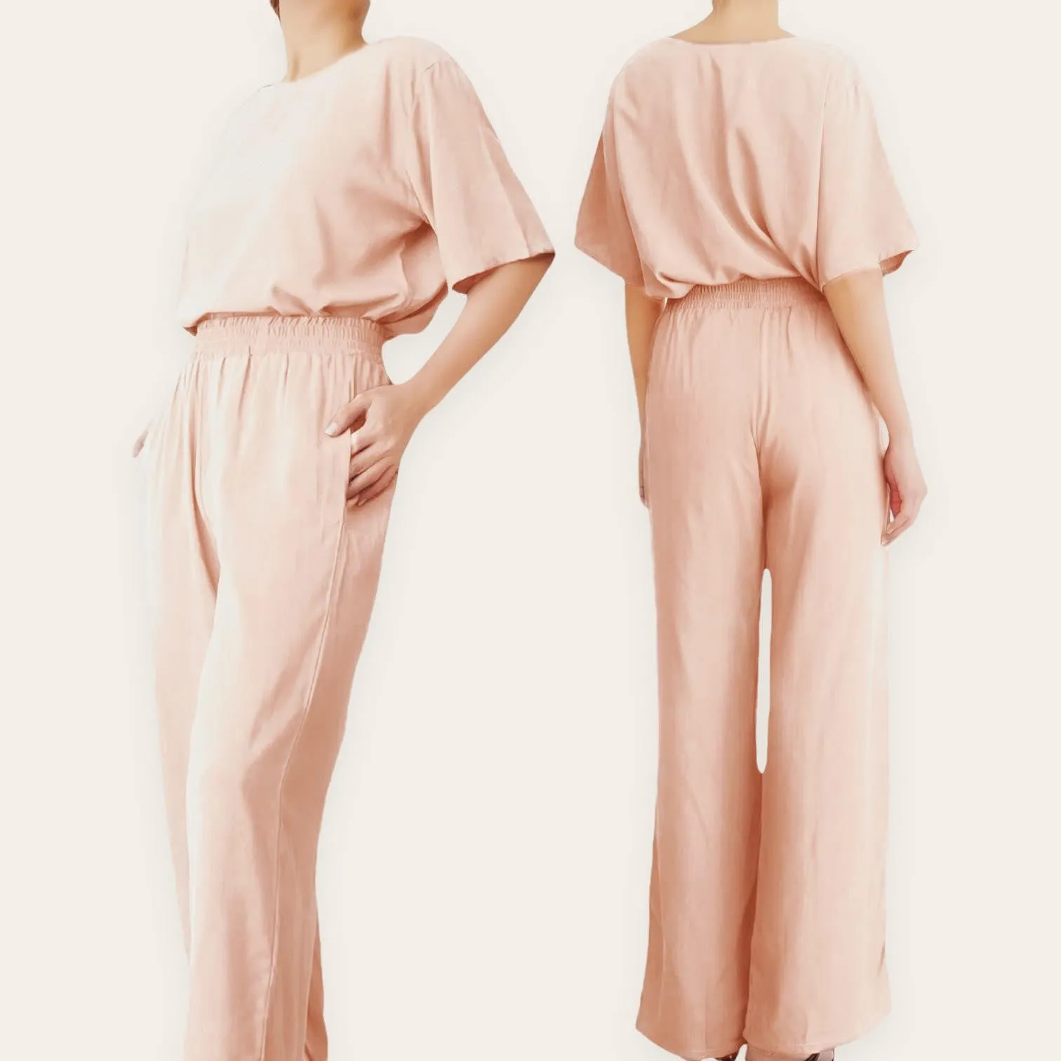 MILLIE Woven Boxy Top and Pants Set