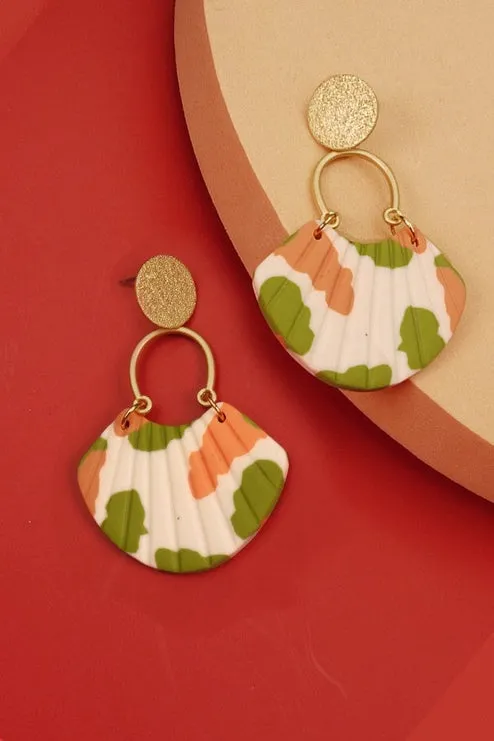 Mixed Drop Polymer Earring