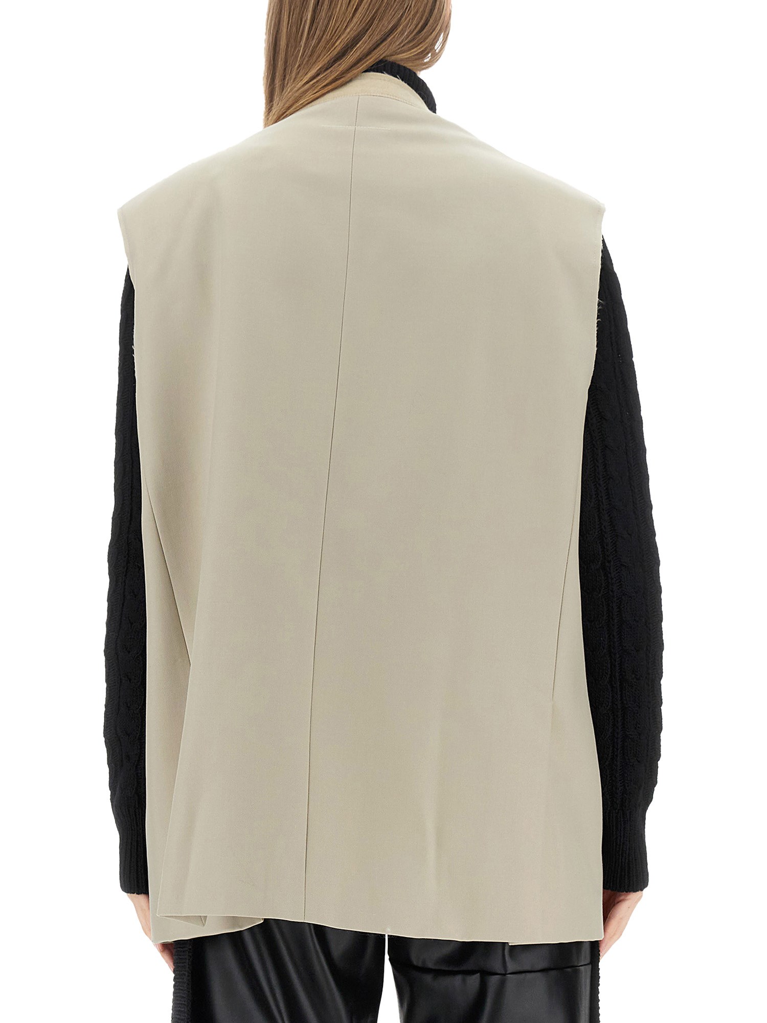 MM6 MAISON MARGIELA    SINGLE-BREASTED WOOL TAILORING VEST