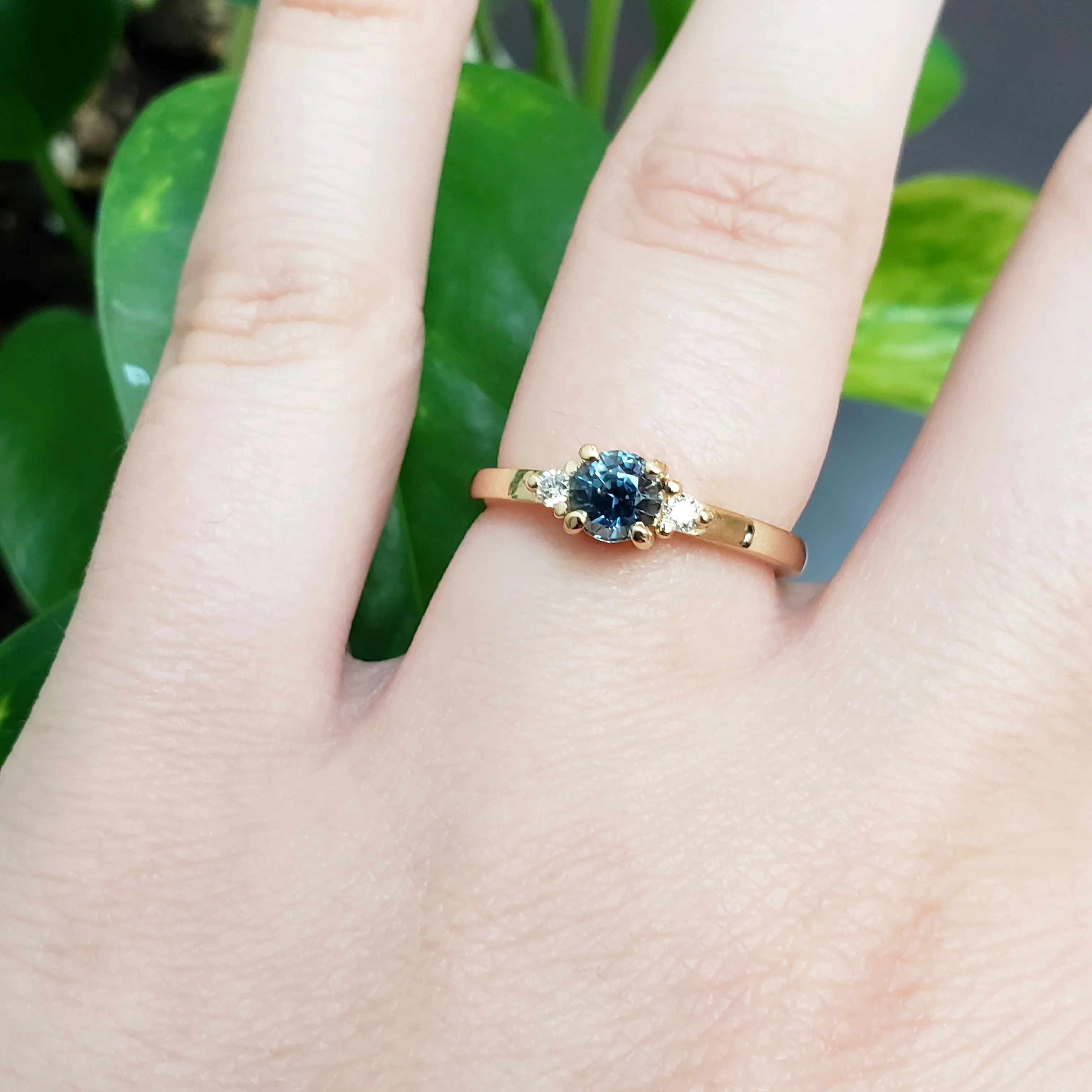 Moraine Yellow | Blue Montana Sapphire