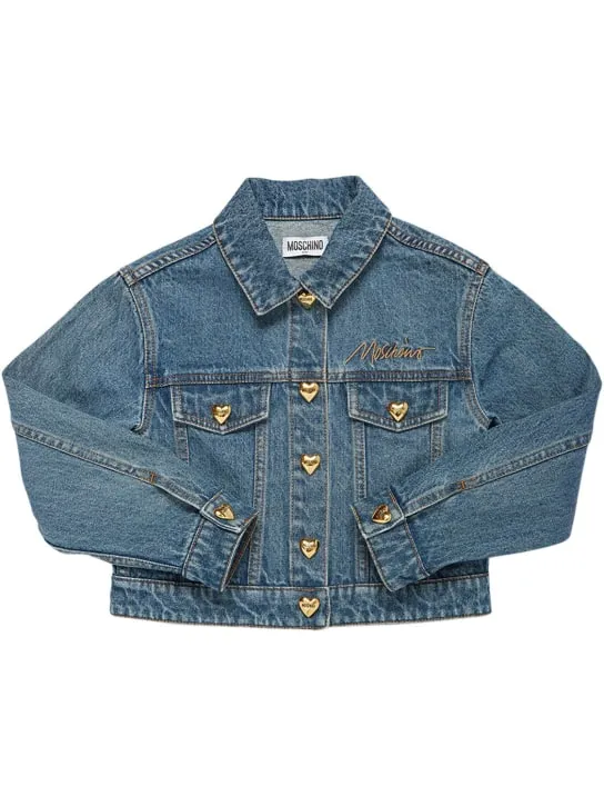 Moschino   Cotton denim jacket 