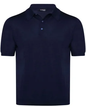 Navy Blue Short Sleeve Polo