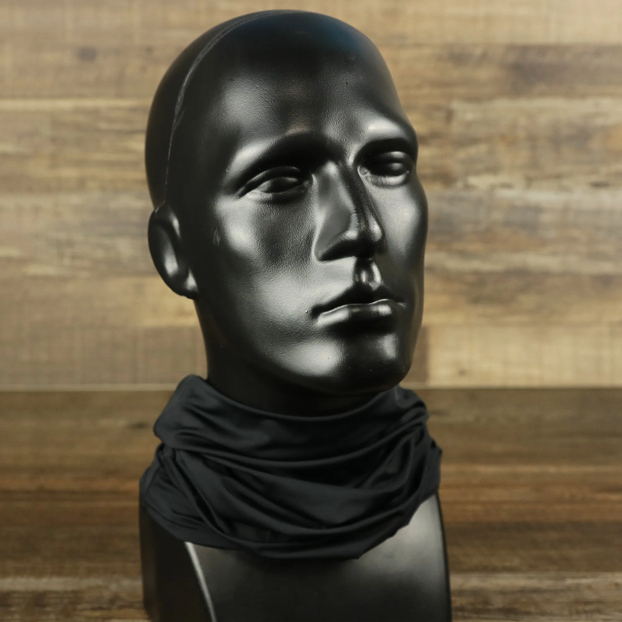 Neck Gaiter Face Cover | Black Gray Face Cover