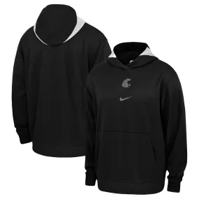 Nike Washington State Cougars Black Basketball Spotlight Performance Pullover Hoodie