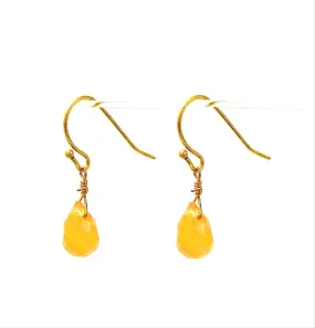 Orange Jade Gold Drops