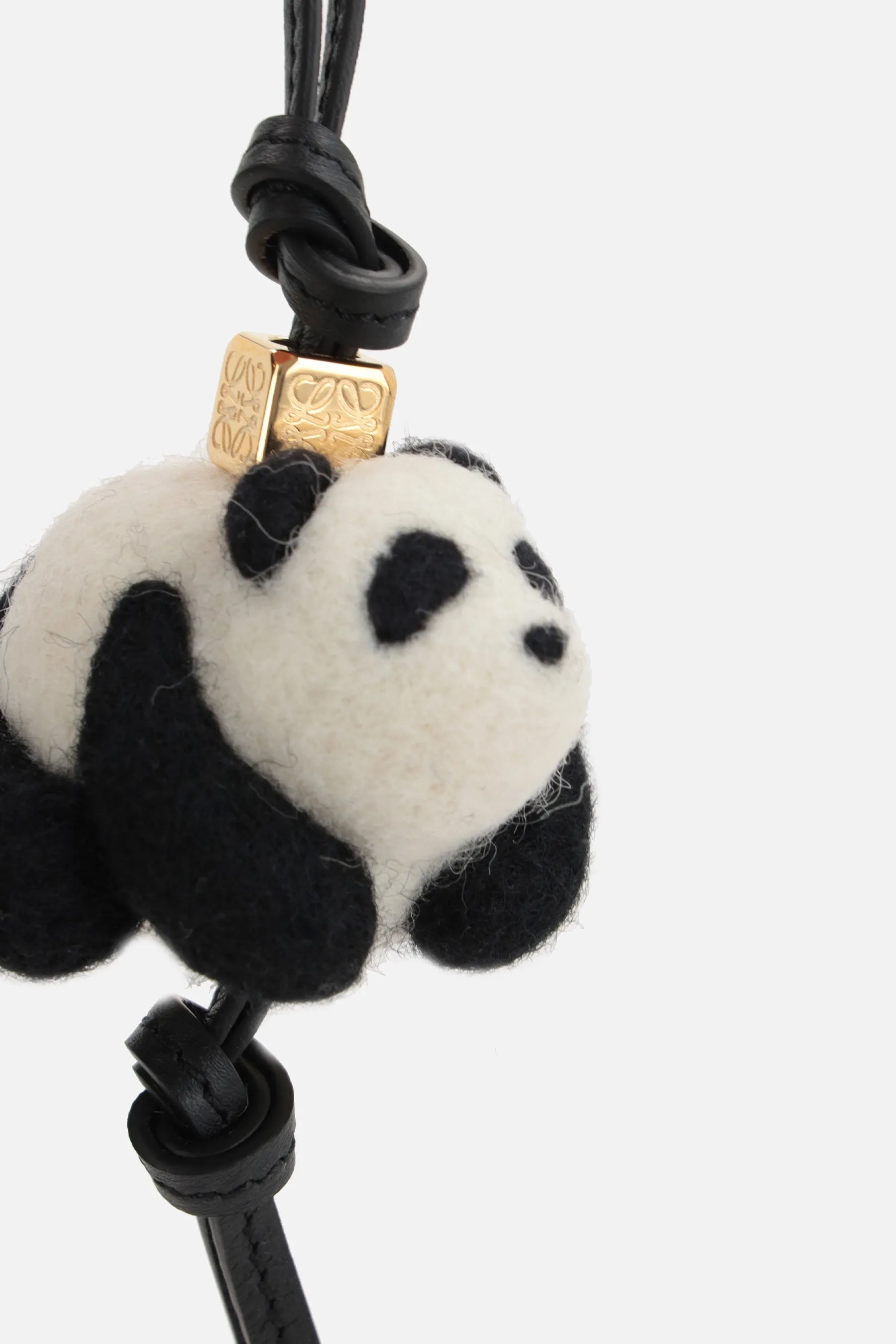 Panda felt charm