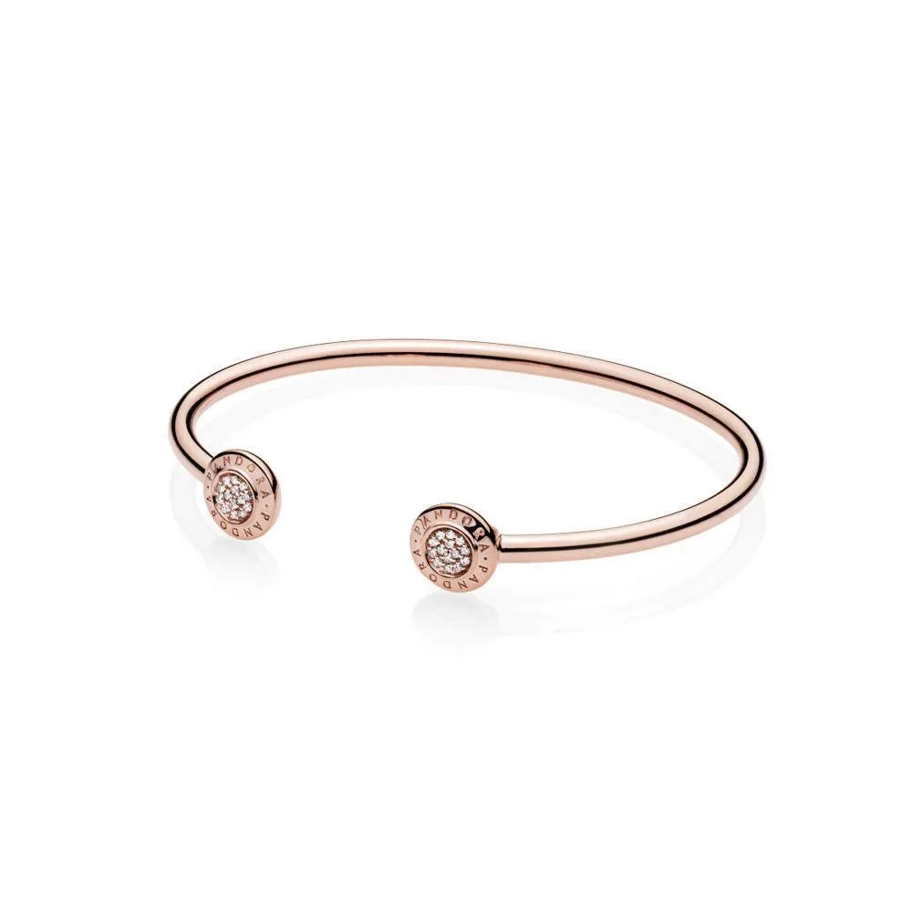 Pandora Signature Open Bangle Rose