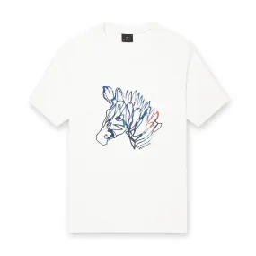 Paul Smith - Dreamscape Zebra T-Shirt in Off White