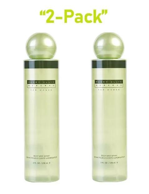 Perry Ellis Reserve Body Mist Spray For Women 8 oz 2-Pack