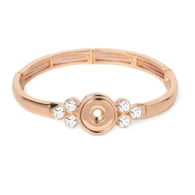 Petite Ginger Snaps Bracelet Lyra Bangle Rose Gold