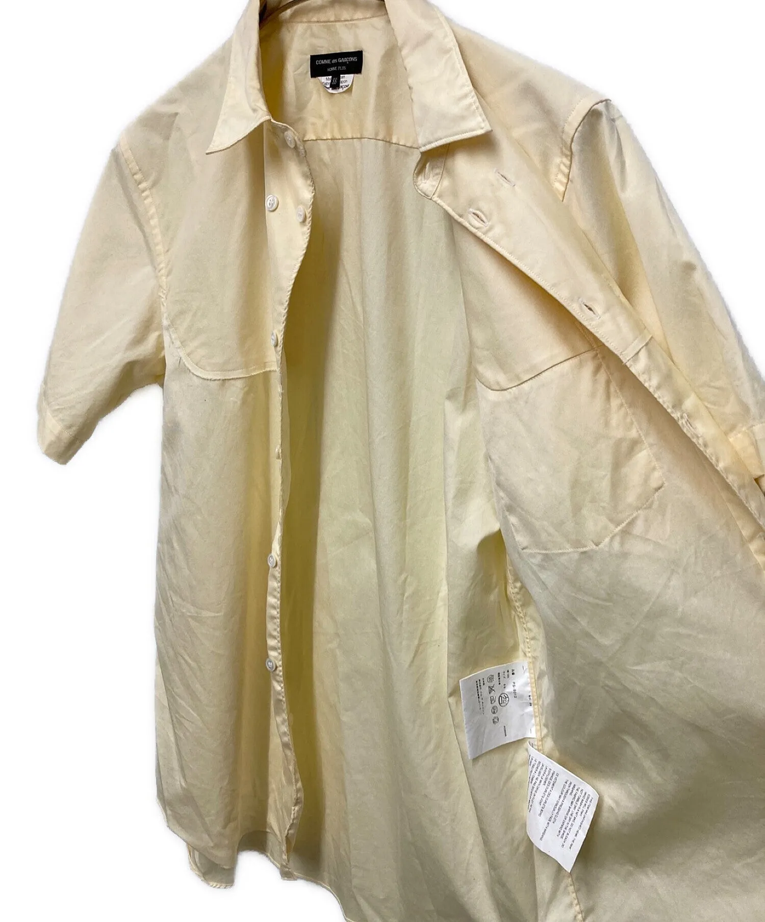 [Pre-owned] COMME des GARCONS HOMME PLUS Double-breasted S/S shirt 07SS Golden Boy Period PS-B012