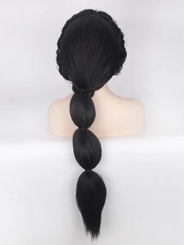 Princess Jasmine Inspired Black Long Wig