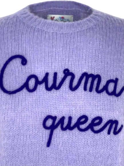 PULLOVER DONNA LILLA COURMA QUEEN