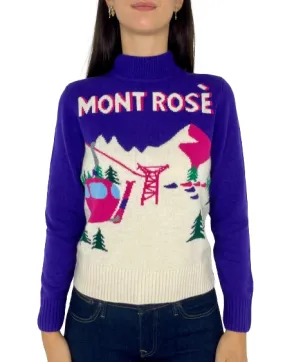 PULLOVER DONNA VIOLA MONT ROSE