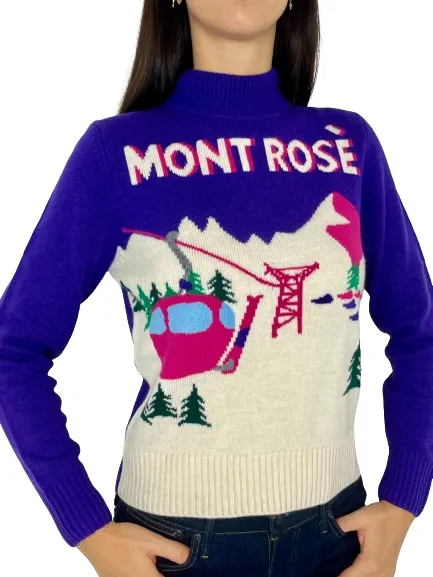 PULLOVER DONNA VIOLA MONT ROSE