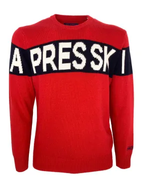 PULLOVER UOMO ROSSO APRES SKI