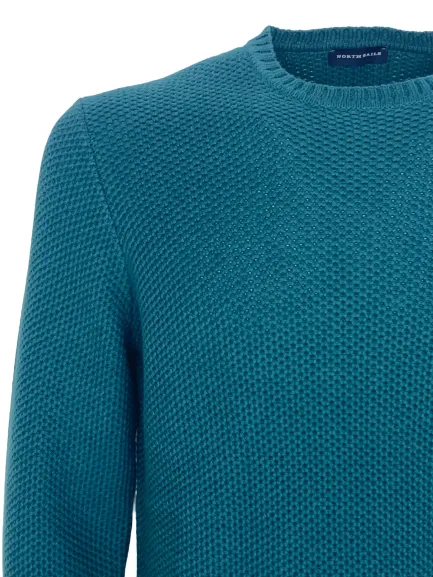 PULLOVER UOMO VERDE MISTO LANA