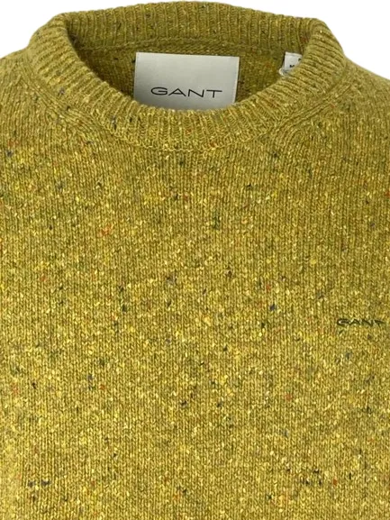 PULLOVER UOMO VERDE OLIVA MISTO LANA